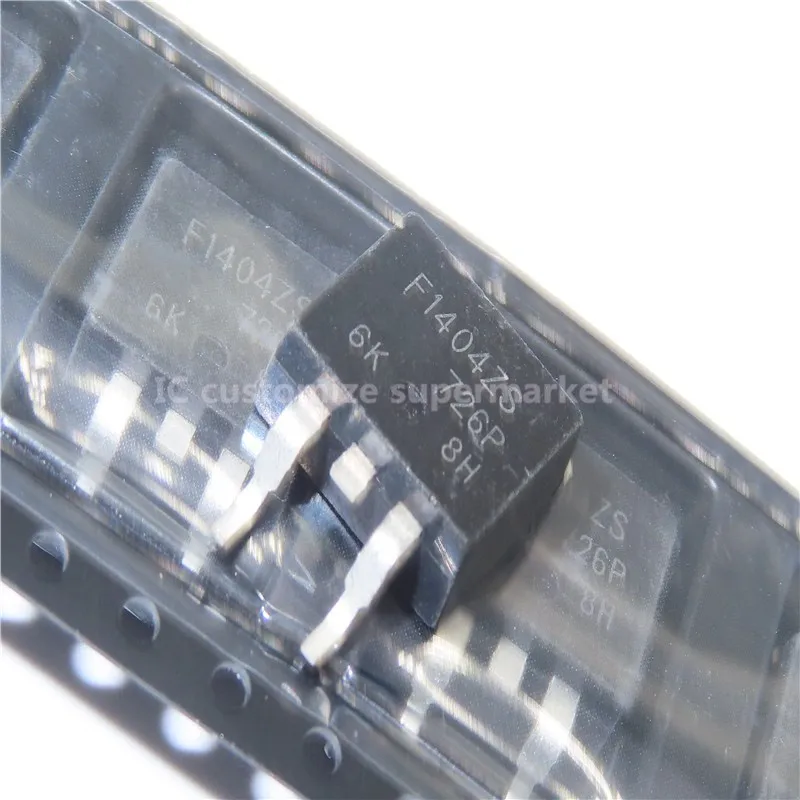 

10PCS/LOT F1404ZS IRF1404ZS TO-263 40V 75A SMD Triode