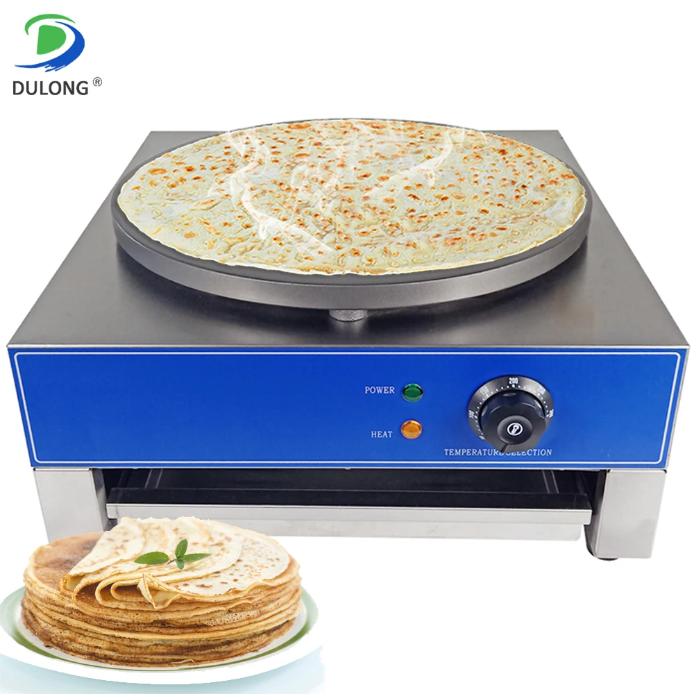 

Electric Crepe Maker Non-stick Pizza Pancake Machine With Temperature Control Single Plate Griddle Baking Pan Cake For Kitchen
