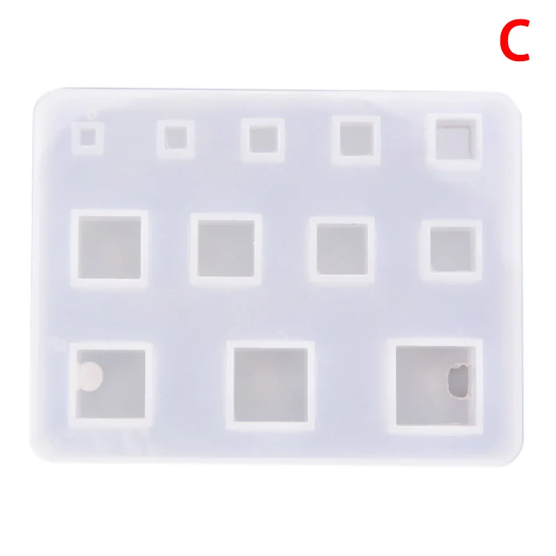 type C as shown 1 шт. подвеска с геометрией ремесло силиконовые формы для изготовления ювелирных изделий из эпоксидной смолы прессформы ювелирные изделия самодельные Аксессуары для инструментов - Цвет: type C as shown