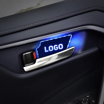

Car Interior Door Handle Bowl LED Cover Sticker for Toyota Camry Corolla C-HR CHR Avalon Vellfire Crown Prius 30 Car Accessories