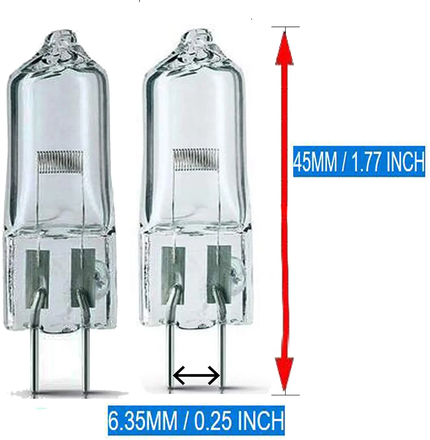 AUXPhome (2 шт. в упаковке) FCS 64640 HLX 150 Вт 24 В Вольфрамовая галогенная лампа/G6.35 цоколь