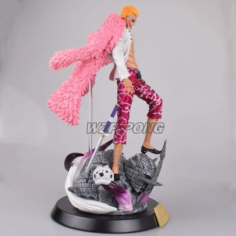 37 см аниме one piece Donquixote Doflamingo битва форма статуя ПВХ фигурка украшения Коллекционная модель игрушки подарок на день рождения