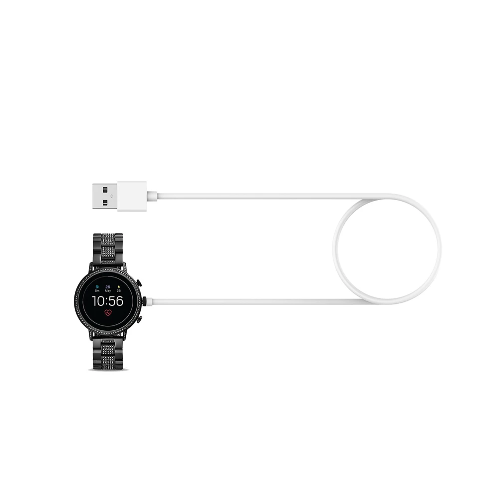 New Magnetic Charging Data Cable Watch Charger For Fossil Gen 4 5 Emporio Armani Skagen falster 2