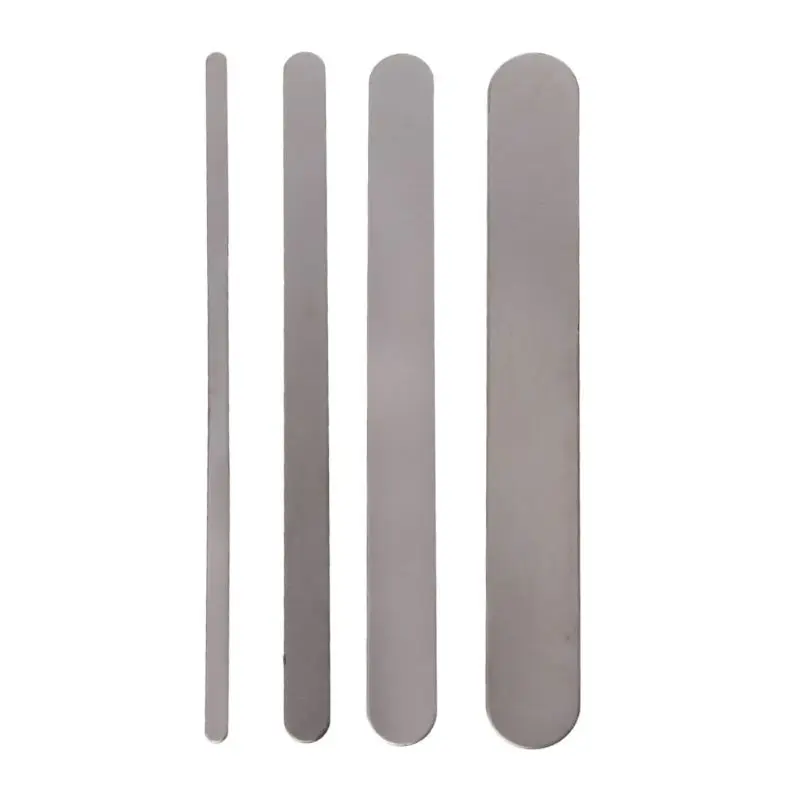 10Pcs Flat Blank Bending Stamping Customizing Bracelet Blanks Jewelry Making