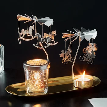 

candle stand wedding centerpieces candelabros decorativos de velas candlestick carousel party decorations Metal candelabra