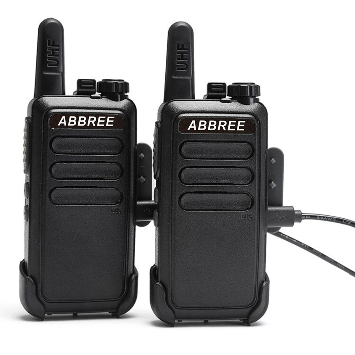 2/4 шт. Abbree AR C1 ARC1Mini иди и болтай Walkie Talkie “иди 400 470 МГц двухстороннее радио