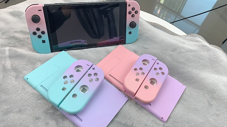 Градиентный цвет Корпус чехол для nintendo Switch NS консоль контроллер корпус shand переключатель Joy-Con Замена чехол s