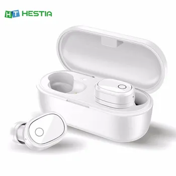 

T6 TWS Bluetooth Earphone HiFi Stereo Sound Waterproof Earset BT5.0 Auto Connecting Wireless Earbuds with Magnetic Storage Box