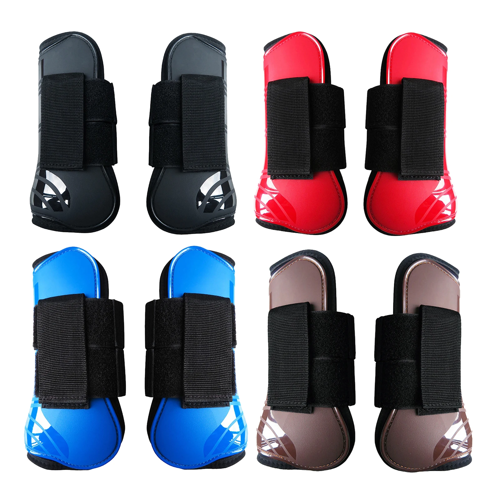 Horse Tendon and Fetlock Boots Equestrian Pony Sports Jumping Leg Protection Boot Lightweight Horse Protective Gear for Eventing