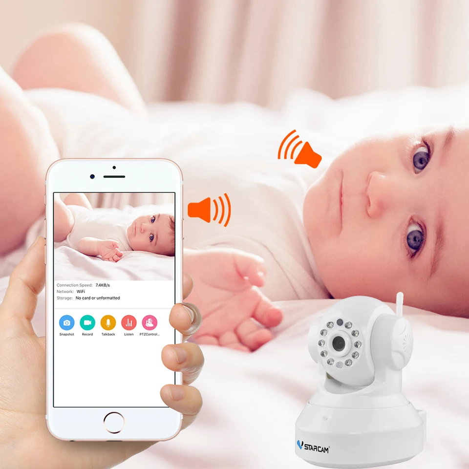 Беспроводная IP камера видеонаблюдения VStarcam C37S 1080P HD|cctv video surveillance|dummy camera outdoorfake dummy
