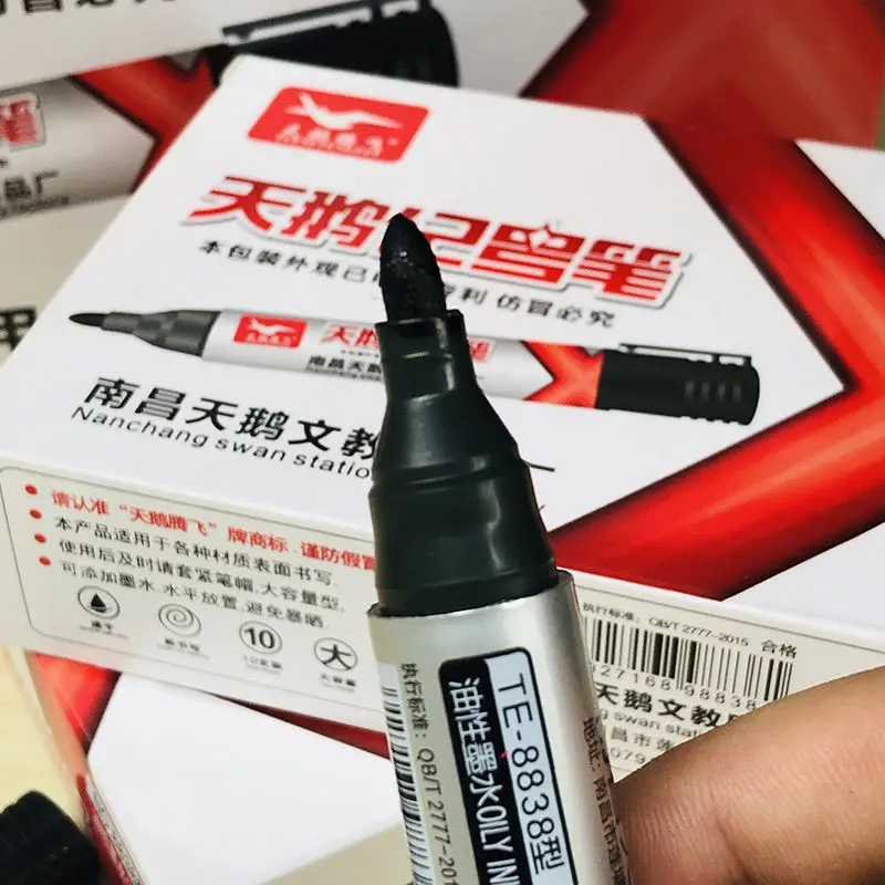 Permanent Marker Pen Permanent Marker Markers Pen Permanent Markers Marker Pens 8pcs/box Big Head Mark Pen Capable Not Fade Oily Waterproof for Logistics Work