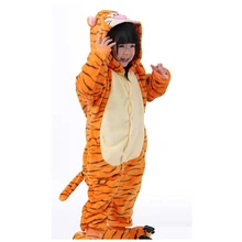 Унисекс нарядное платье костюм толстовки пижамы Пижама "Тигр" 105 см