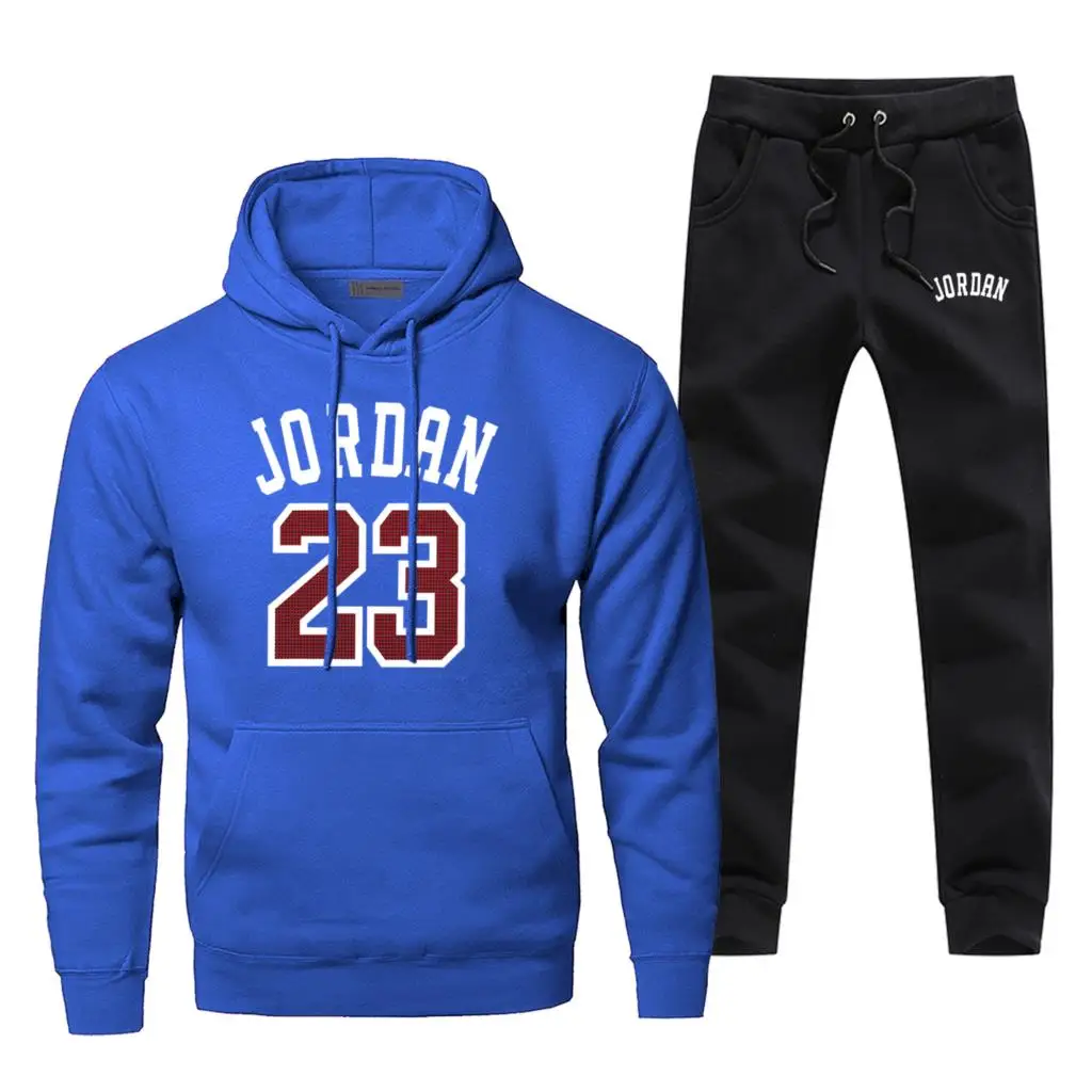 Jordan 23 баскетбольные спортивные толстовки брюки костюм мужские наборы 2 шт набор Топы Брюки и футболка спортивные штаны Спортивная одежда осенний спортивный костюм