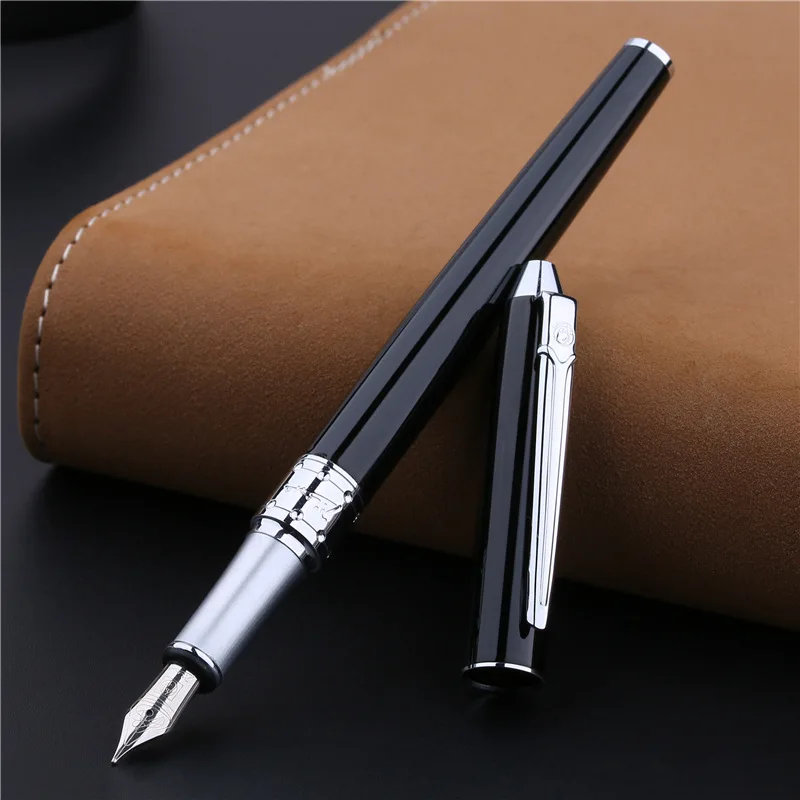 

Picasso 605 High Quality Iraurita Fountain Pen Full Metal Silver Clip Luxury Pens Caneta Stationery Office School Supplies