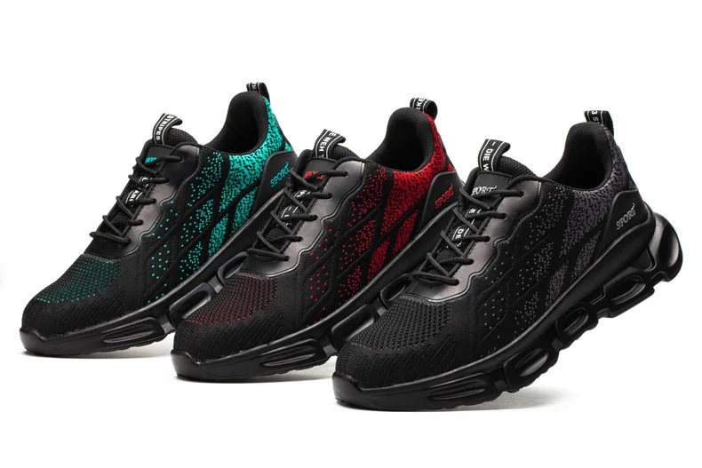 Safety Shoes Anti-smashing Safety Men's Work Shoes Summer Breathable Deodorant Non-slip Mens Safety Shoes Work Shoes