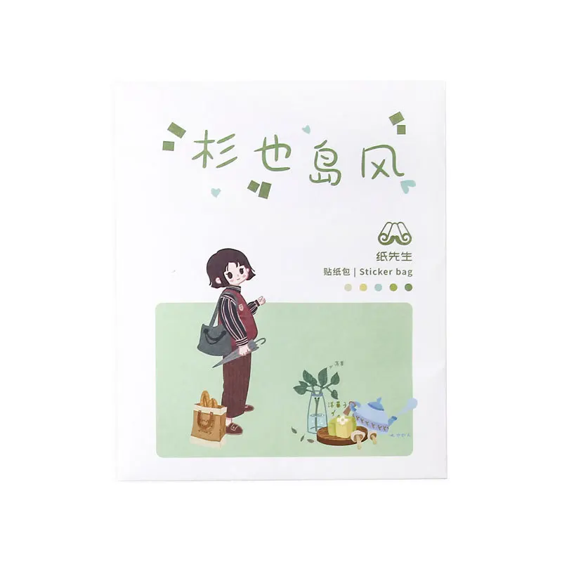 8 Pcs/Set Kawaii Sticker Girls Series Stickers Daily life Envelope Sticker Japan Style Stationery Sticker Journal DIY Material