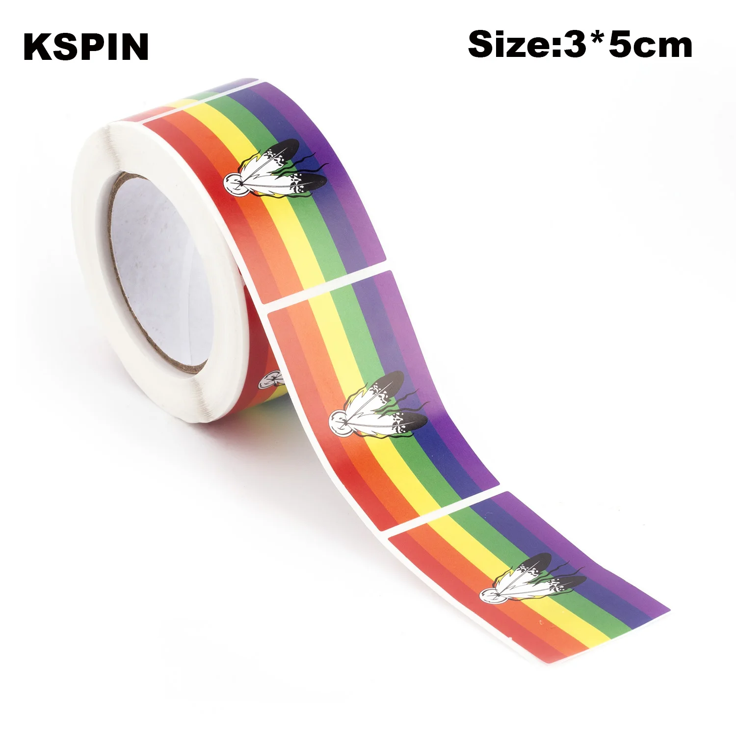 

250PCS Stickers 3*5CM New Pride Paper Sticker Label Packaging Seals Crafts Favor Tag Toppers Labels