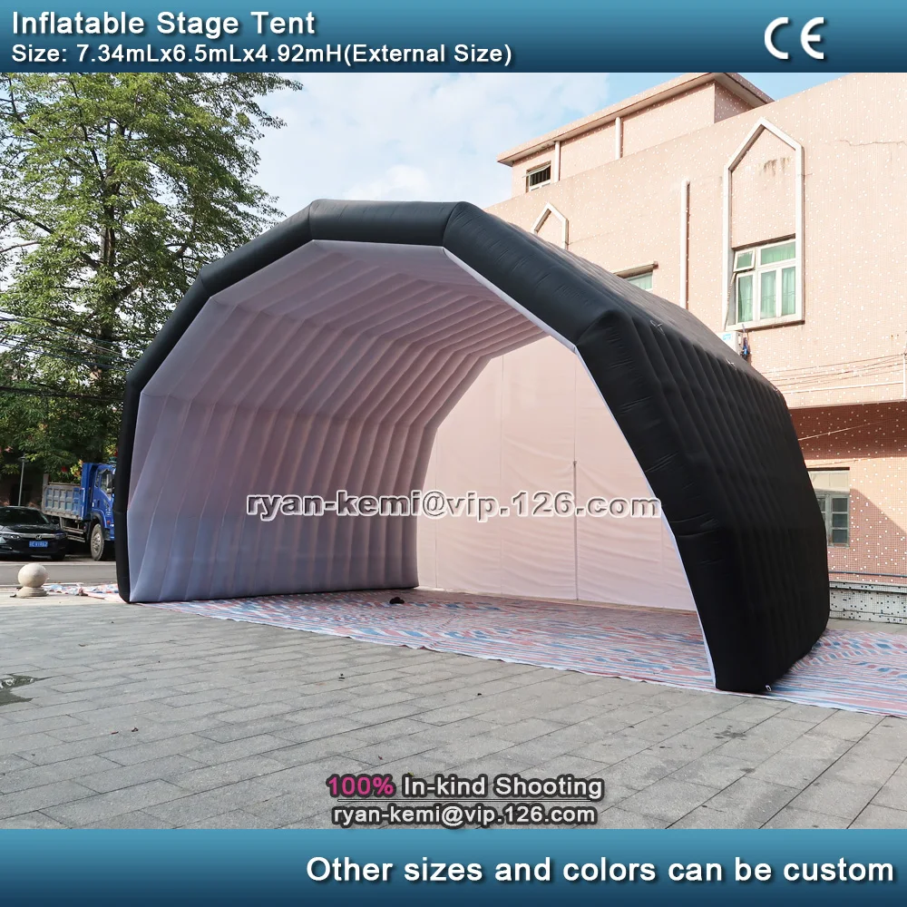 Free shipping small inflatable stage cover tent Inflatable advertising tent outdoor events inflatable tent 5