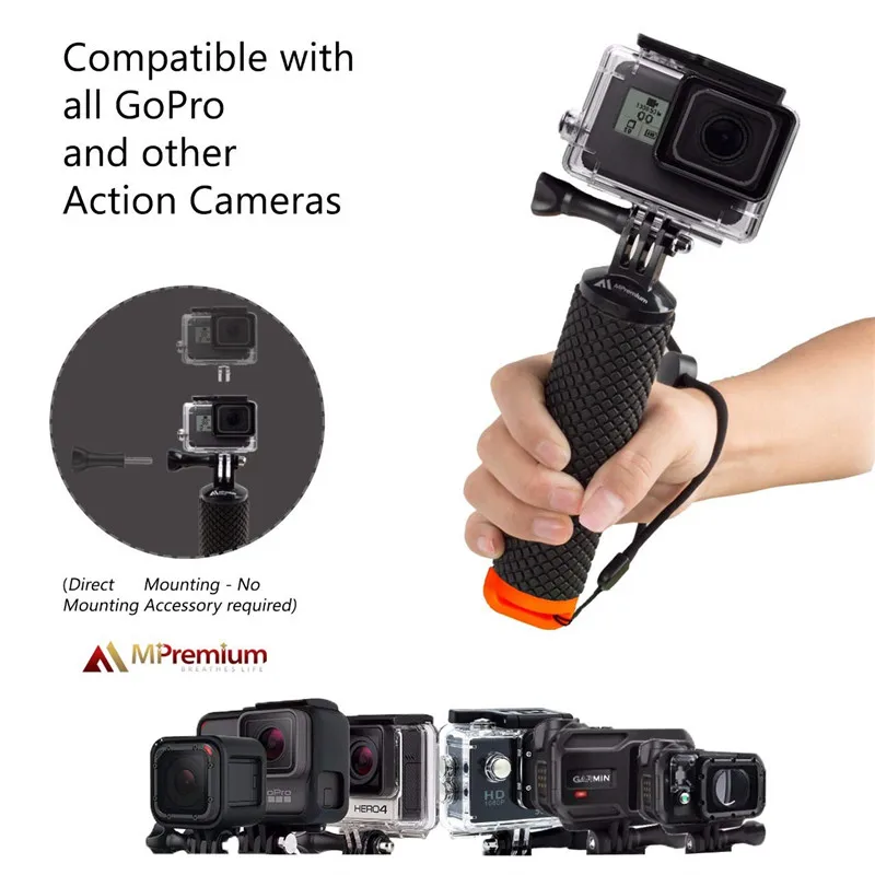 5 шт. водонепроницаемый плавающий ручной захват для GoPro Hero 7 6 5 4 Session Handler Mount аксессуары комплект для спортивных экшн-камер