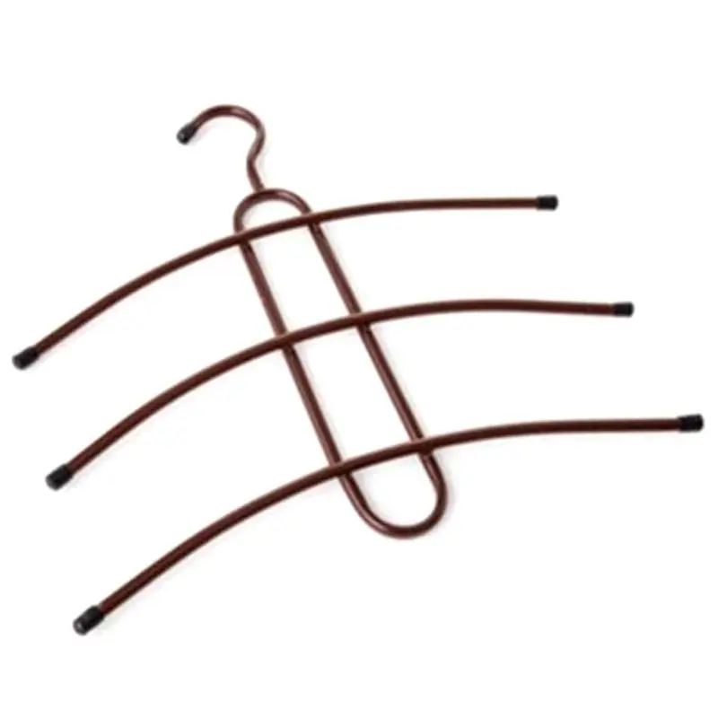 Горячие вешалка для одежды из 3 слоев Fishbone с рисунками в форме Вешалки Экономия пространства Вешалки