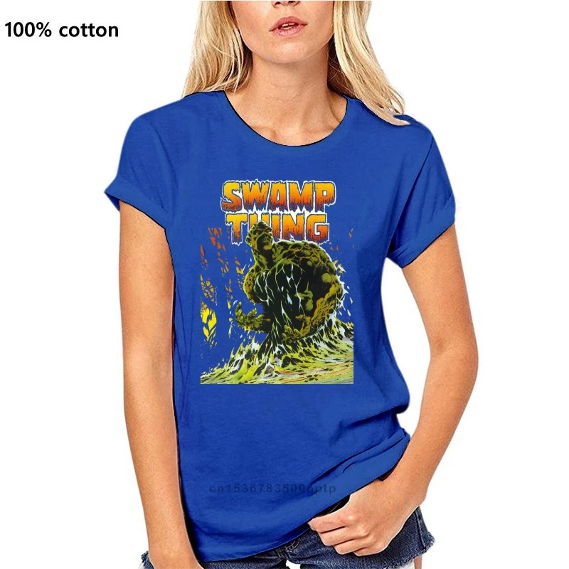 SWAMP THING Classic Comic Cover Vintage Style Heather T-Shirt All Sizes 
