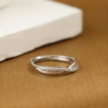 

925 Sterling Silver Ring Anillos Plata Para Mujer Bague Femme Argent Regalos Minimalist Gift For Girlfriend Pierscionek Jewelry