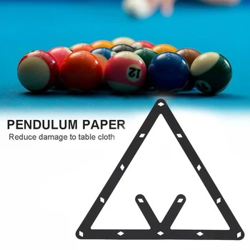 

6pcs/set 15ball Sticker Replacement Thin Reusable Positioning Billiard Rack Ball Holder Hobby Accessory Pool Table Storage