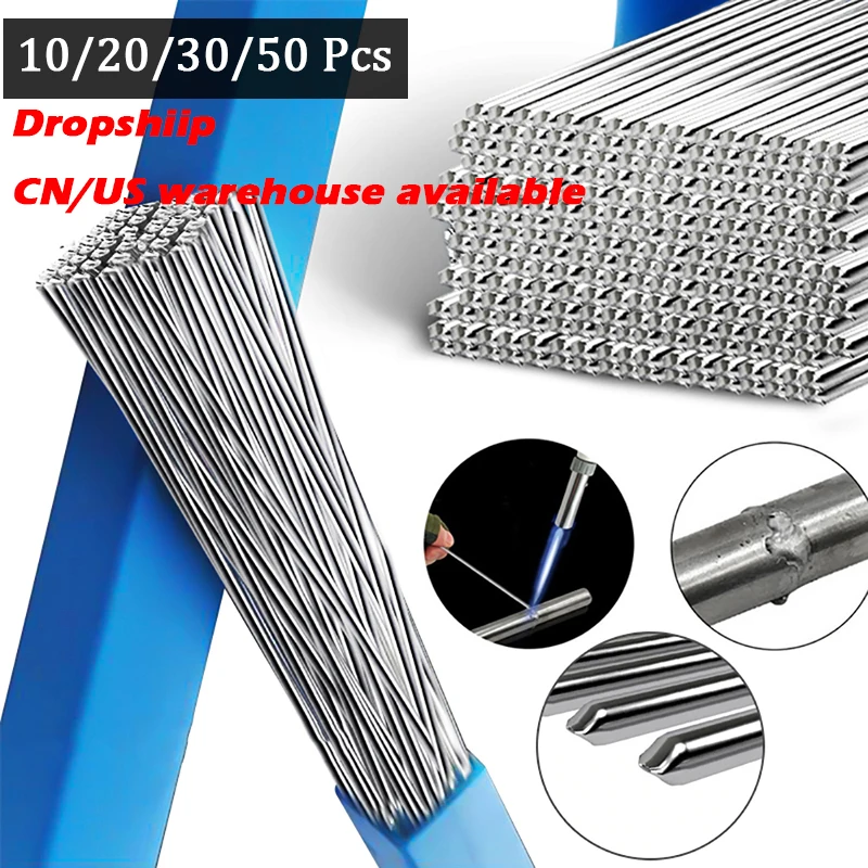 50PCS Universal Low Temperature Welding Cored Wire Aluminum Brazing Solder Rods