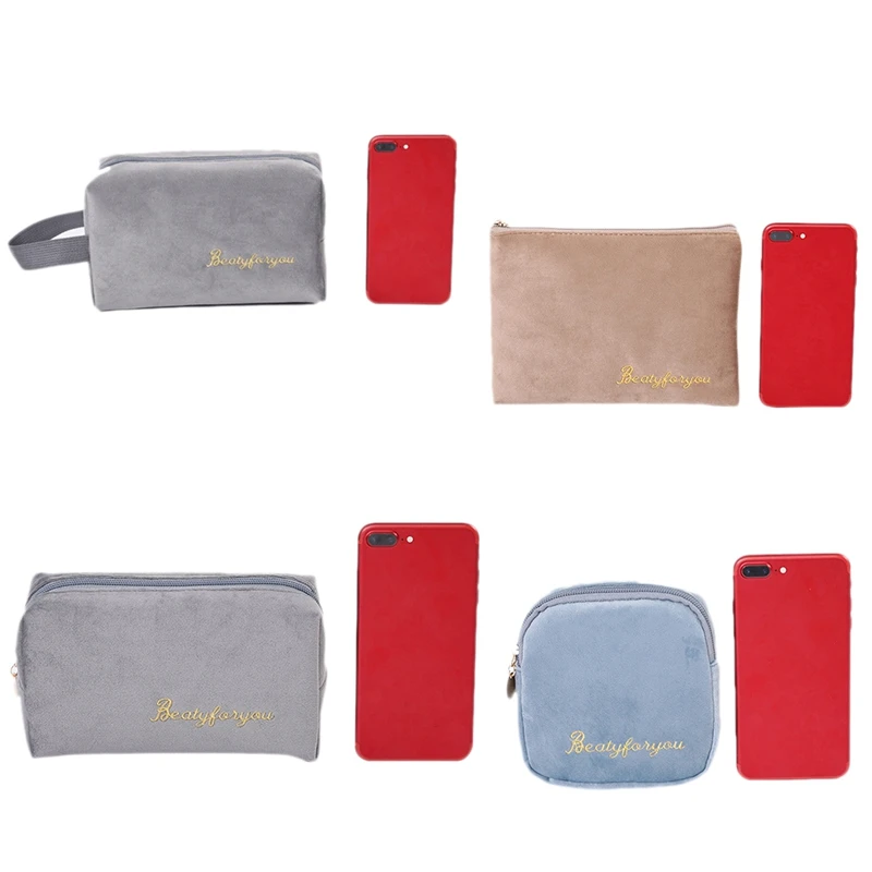 ABDB-4Pcs/набор косметичка, деловой чехол для макияжа, для женщин, для путешествий, косметичка на молнии, органайзер, сумка для хранения, для туалетных принадлежностей, для мытья, для ванной