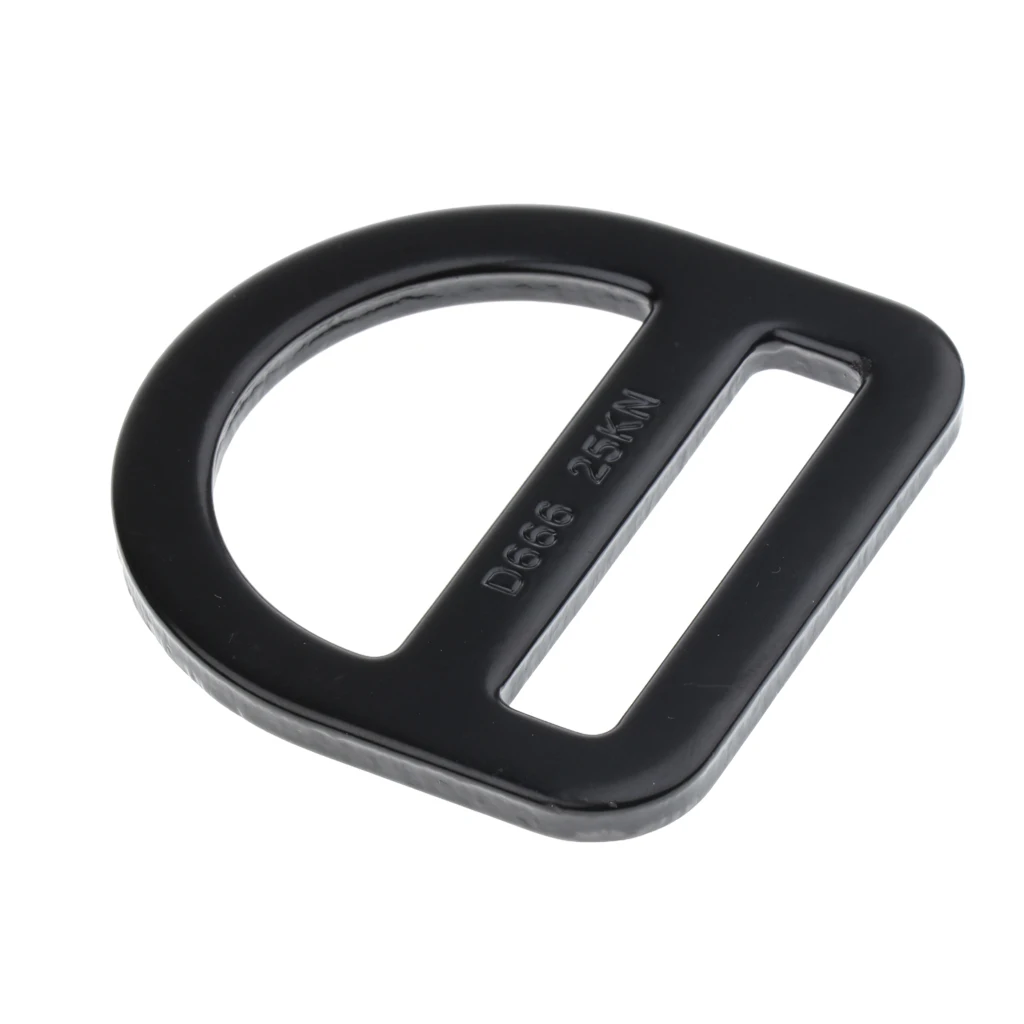 Outdoor Safety Harness Buckle Slotted D Ring Hardware for Climbing Arborist Climbing Accessories