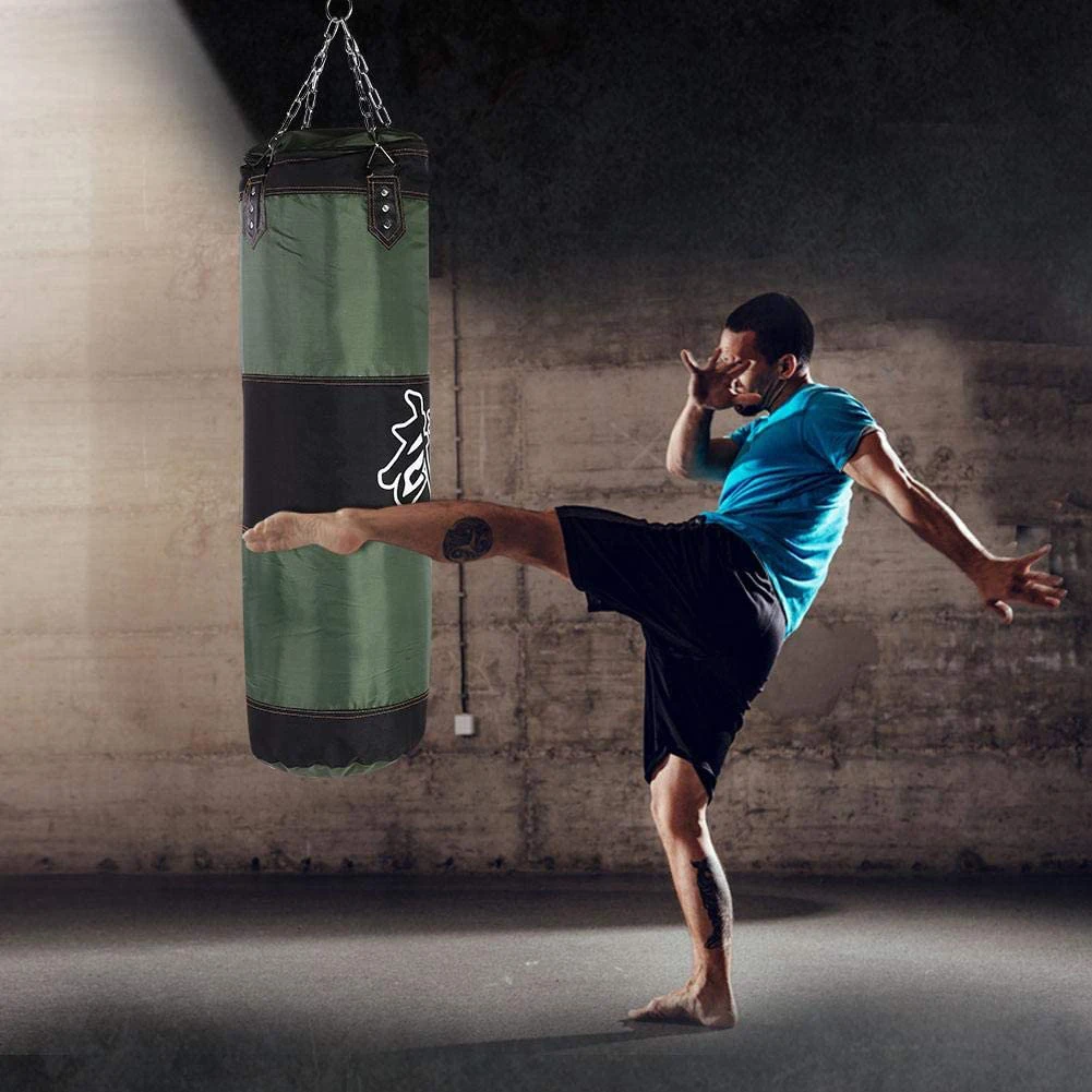 60/80/100/120cm Durable Oxford Cloth Boxing Sand Filling Thicken Strength Training Fitness Exercise Punch Sandbag