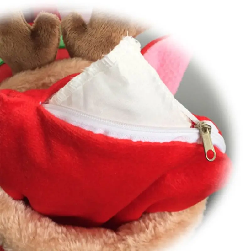 Warm Hamster Winter Nest Bed Small Pet Animals Cube Soft Short Plush Cage House