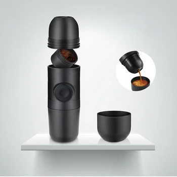 

Minipresso Coffee maker Handpress Capsule&Powder Coffee machine Manual Espresso machine Portable Outdoor Travel Coffee