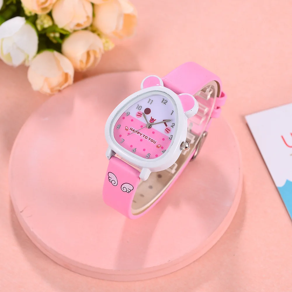 

Kids' Watch Mickey Mouse Cartoon Mickey Dial Quartz Watch Primary School STUDENT'S Men And Women Casual Students Watch