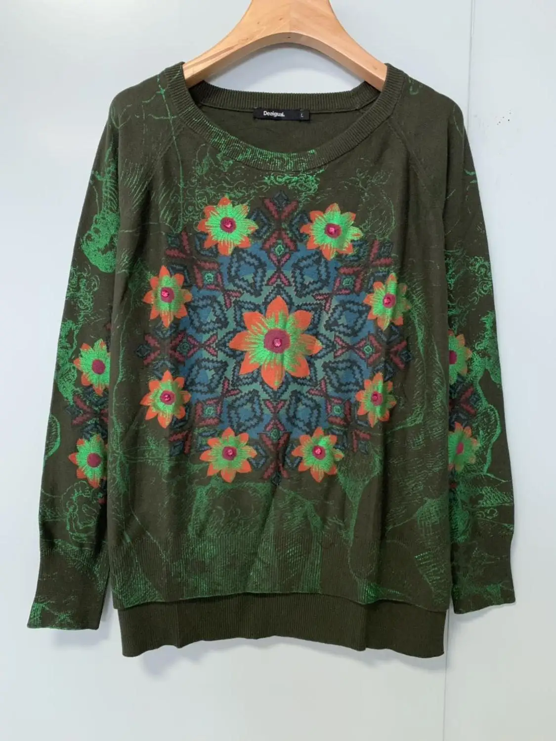 Nova Espanhol ° estilo эластичные с длинными рукавами, одноцветные camisola gola em s m