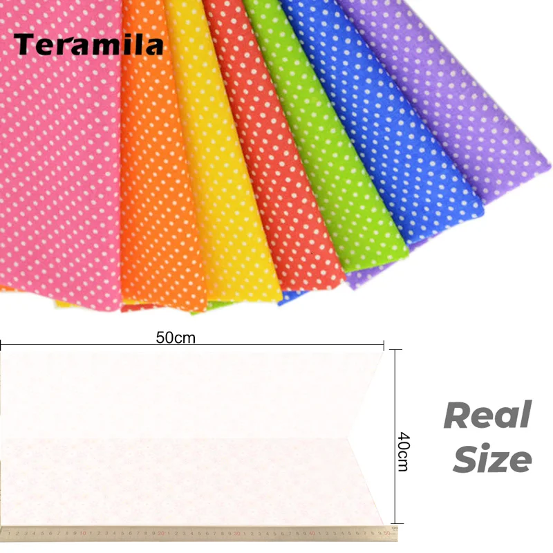 311 Teramila 7 шт. 40x50 см DIY Лоскутная хлопковая ткань Telas стеганые ткани для рукоделия швейная ткань скатерть ручной работы - Цвет: 311