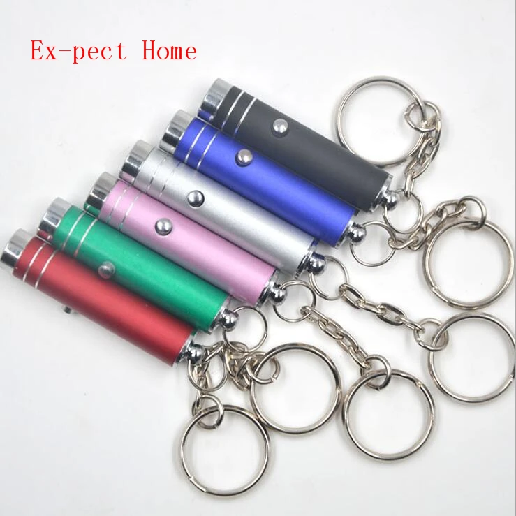 

100 Pcs Pocket Pen Flashlights Keychain Mini Pen Lights LED Torch Working Light UV Flashlight Keychain for Working Camping