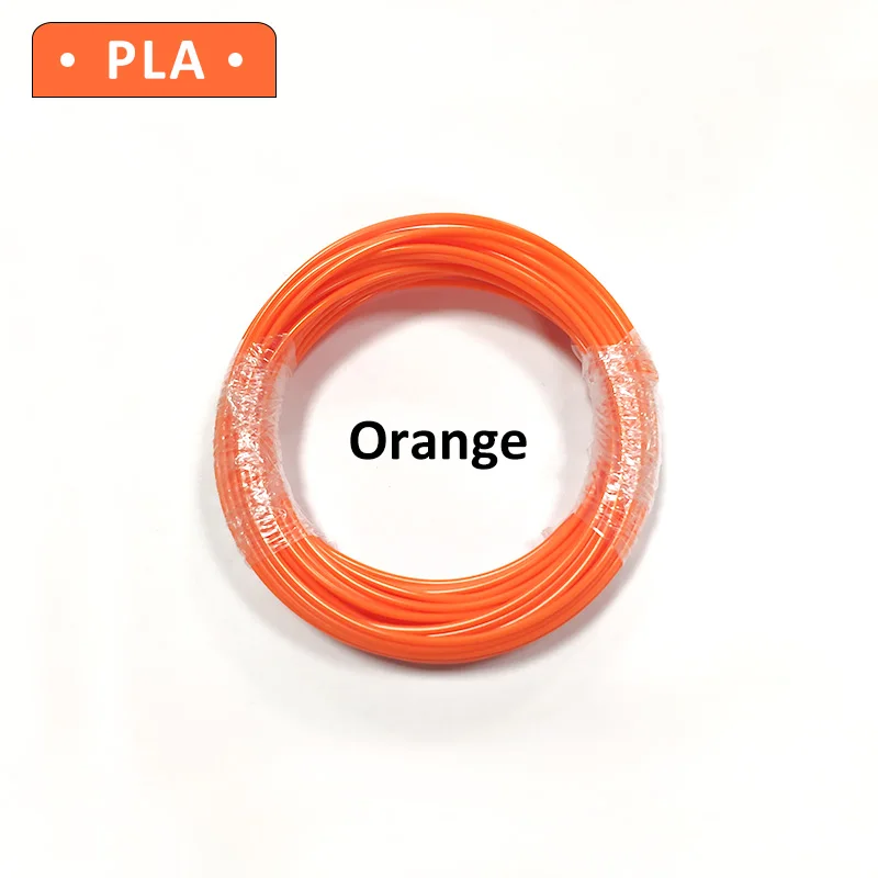Orange Сублимационная pla нить abs 3d принтер светится в темноте пластик 1,75 мм impresora resina для ручек abs filamento дешево - Цвет: Orange