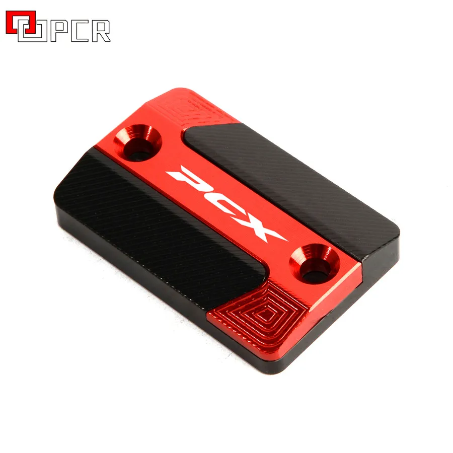 1 piece red Мотоцикл с ЧПУ Алюминиевый главный тормозной цилиндр для переднего колеса Крышка бачка Крышка для HONDA PCX 125 PCX 150 PCX125 PCX150 - Цвет: 1 piece red