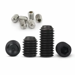 50/20 /10pcs M1.6 M2 M2.5 M3 M4 M5 M6 M8 DIN916 Stainless Steel 304 Grade 12.9 Alloy Hex Socket Set  Grub Screw