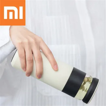 

Original Xiaomi Fun Home Portable Water Vacuum Cup 520ml Outdoor Travel Tea water separation Bottle Warm Grade PP Mug Thermas