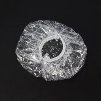 

100pcs Disposable Clear Earmuffs Shower Waterproof Hair Coloring Ear Protector From Water Cover Caps Accessories