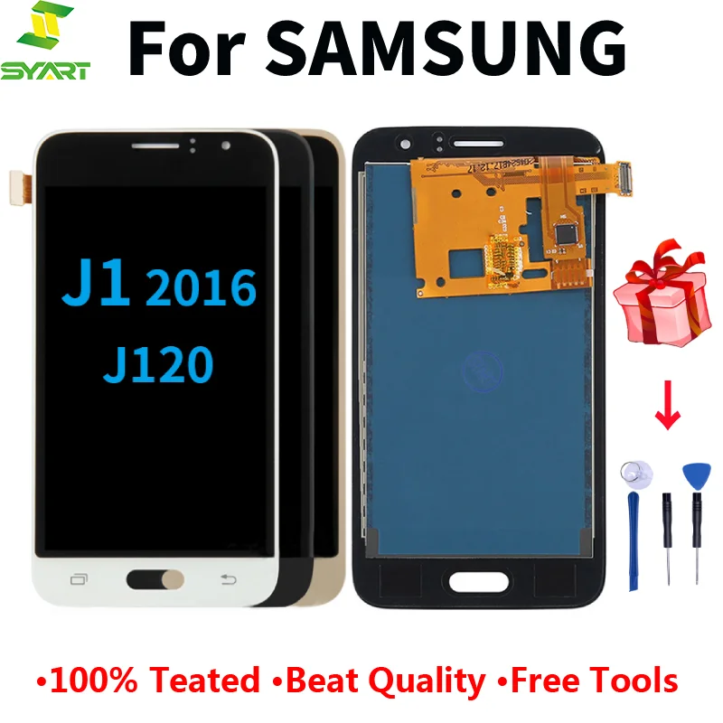 ЖК дисплей для Samsung j1 2016 экран дигитайзер 4 5 ''в сборе Galaxy J1 J120 J120A J120F J120M