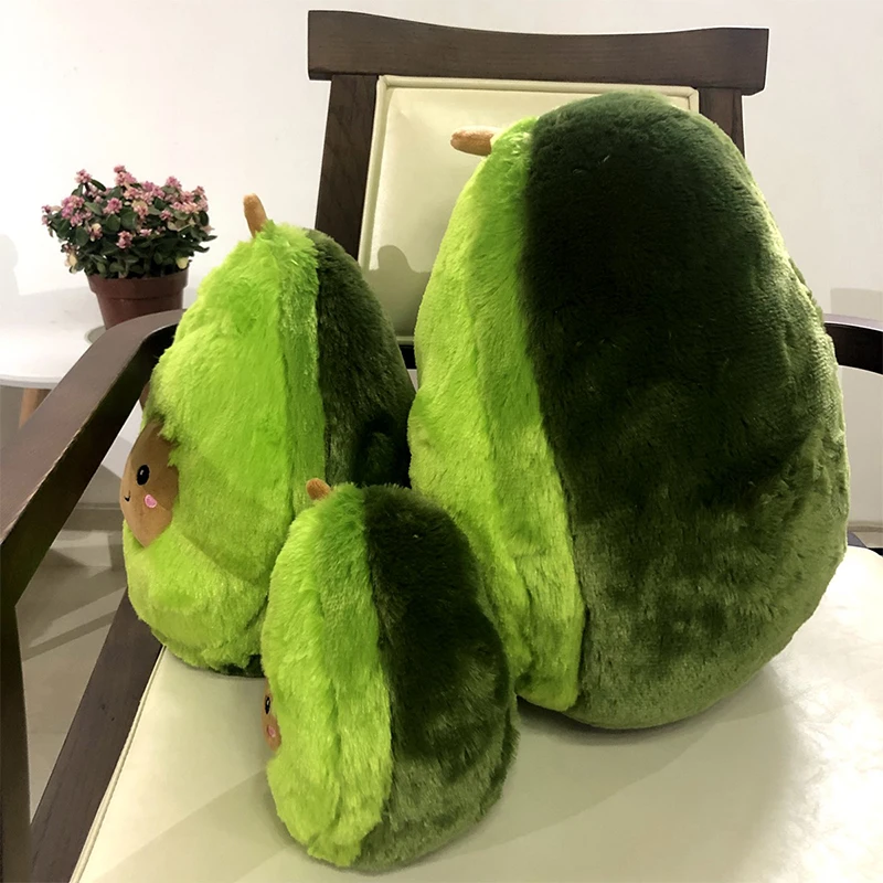 

20-30-40CM Cute Avocado Stuffed Plush Toy Filled Doll Cushion Pillow Child Child Christmas Gift Girl Baby Girl