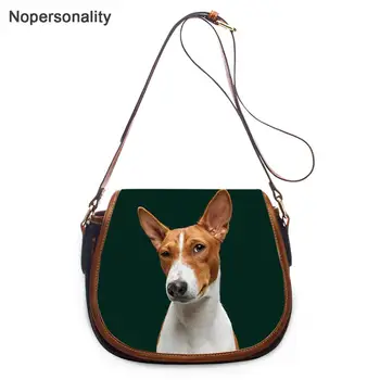 

Nopersonality Women Basenji Dog Printed Messenger Bag Cute 3D Animal Prttern Shoulder Bags for Lady Female Hasp Crossbody Bag