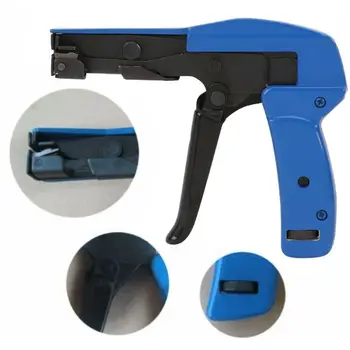 

Mini Adjustable Nylon Cable Zip Tie Gun Installation Plier Nylon Fastener Tensioner Cutting Tensioning Tool 2.4-4.8mm