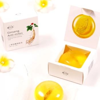 

Ginseng Essential Oil Anti-mites Handmade Soap Take Care Of Health Plant Essential Oil Soap Body Facial Skin Care