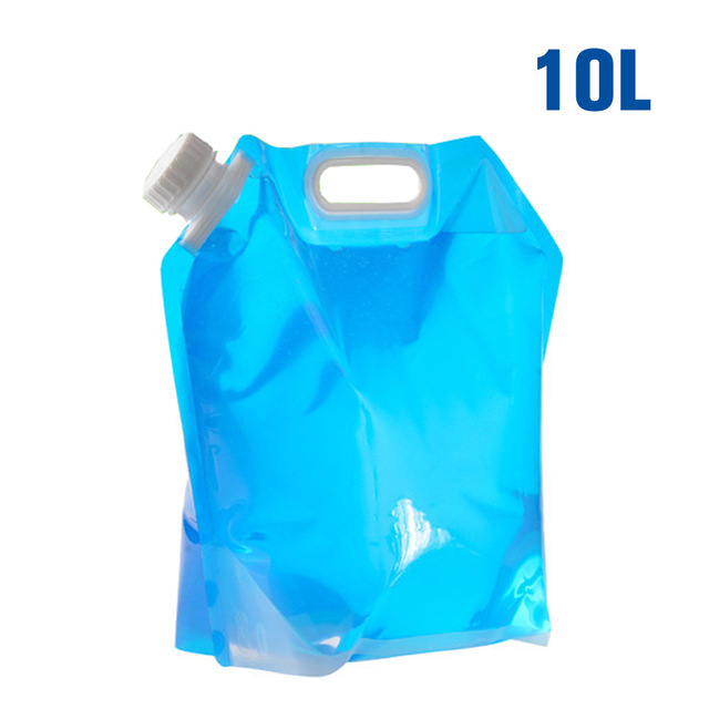 Outdoor Collapsible Bucket Foldable Water Bag Survival Water Storage Portable Water Carrier Container Camp Hiki