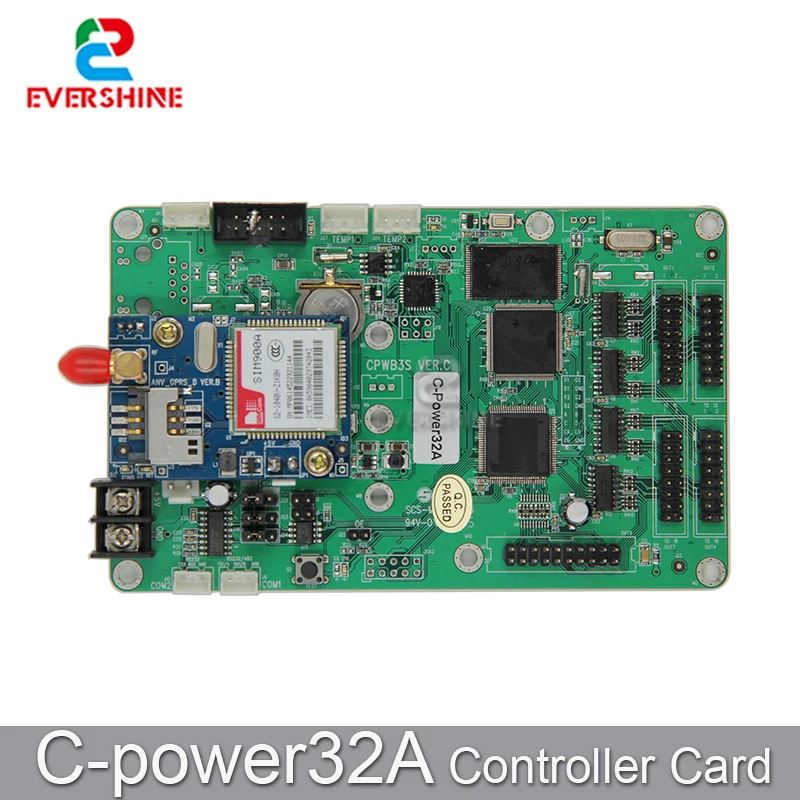 Lumen Full Color Control Card C-power32A Has Most Powerful Function And High Cost-performance With GPRS Dual Frequency Module | Лампы и