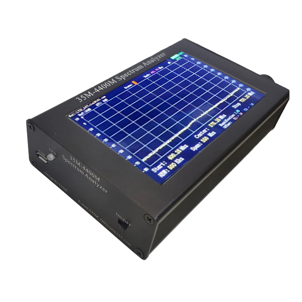 US $89.89 35M4400M 43 Inch LCD Screen Professional Handheld Simple Spectrum Analyzer Measurement Of Interphone Signal